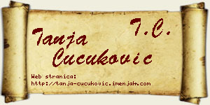 Tanja Čučuković vizit kartica